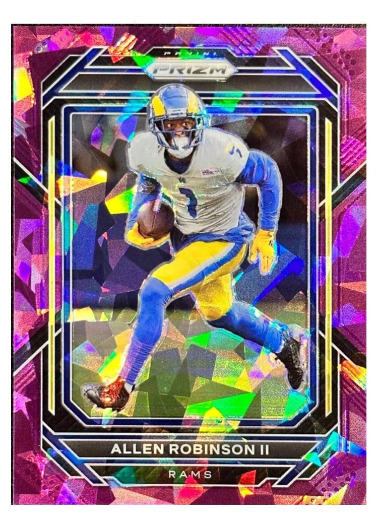 2022 Panini Prizm Base Set Allen Robinson II Purple Ice #161 card