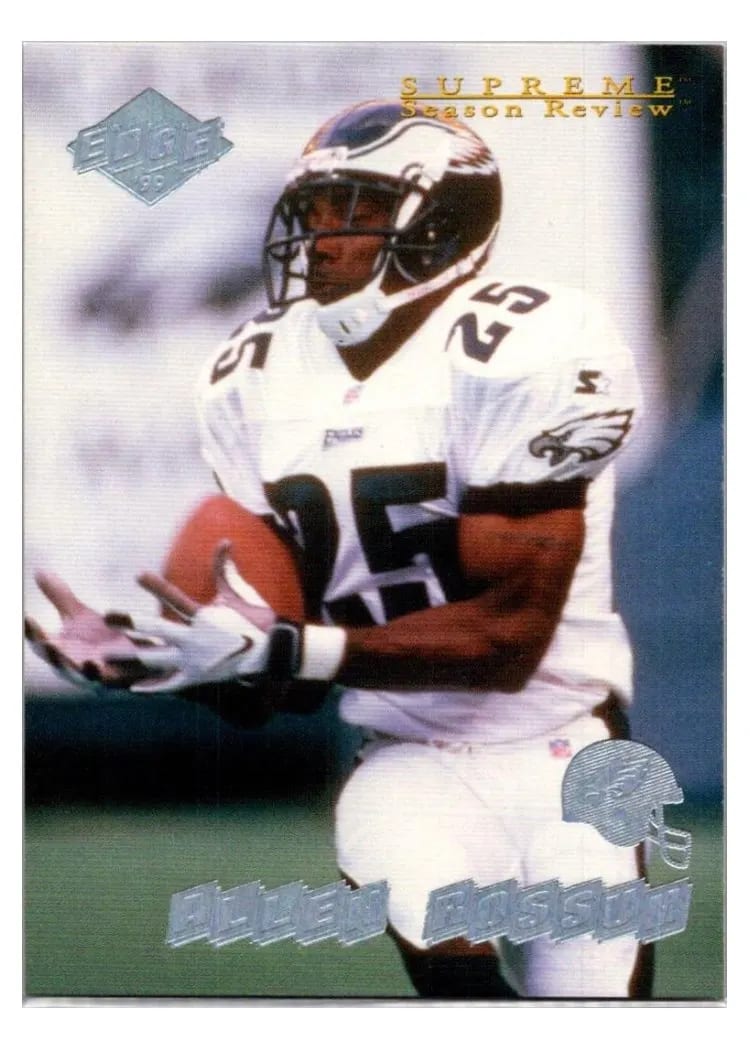 1998 Collector's Edge Supreme Season Review Allen Rossum #140A card
