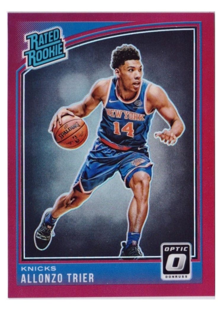 2018-19 Donruss Optic Base Set Allonzo Trier #175 card