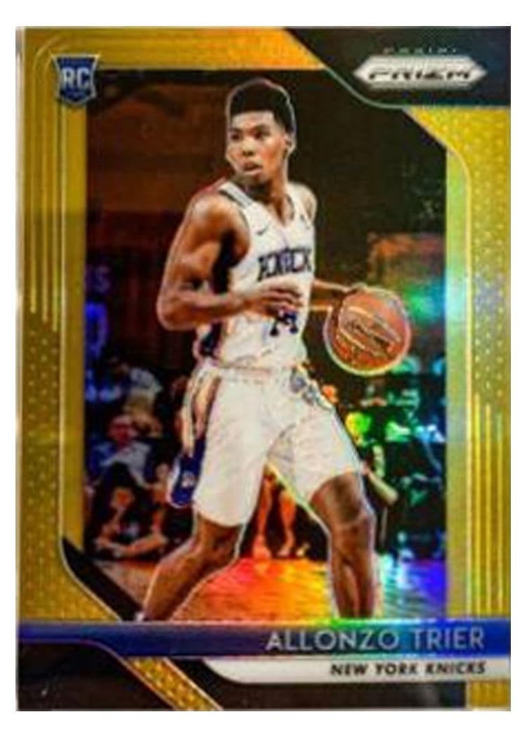 2018-19 Panini Prizm Base Set Allonzo Trier #209 card