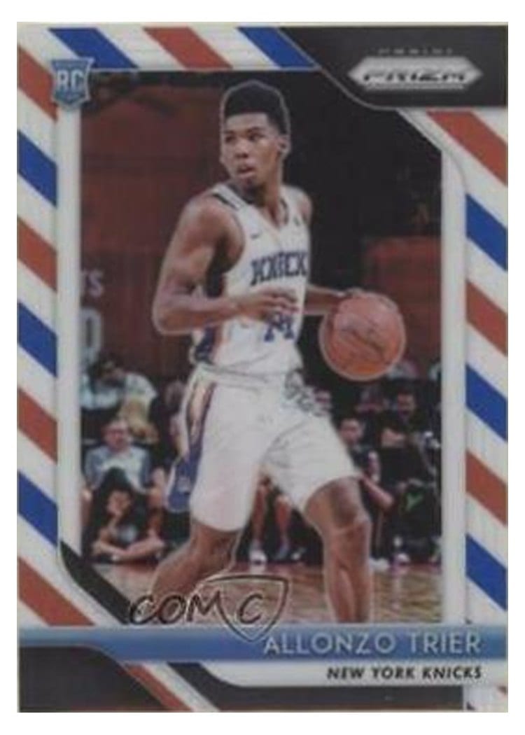2018-19 Panini Prizm Base Set Allonzo Trier #209 card