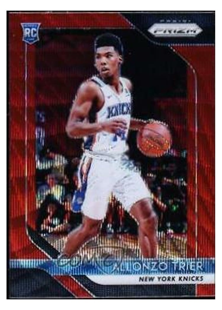 2018-19 Panini Prizm Base Set Allonzo Trier #209 card