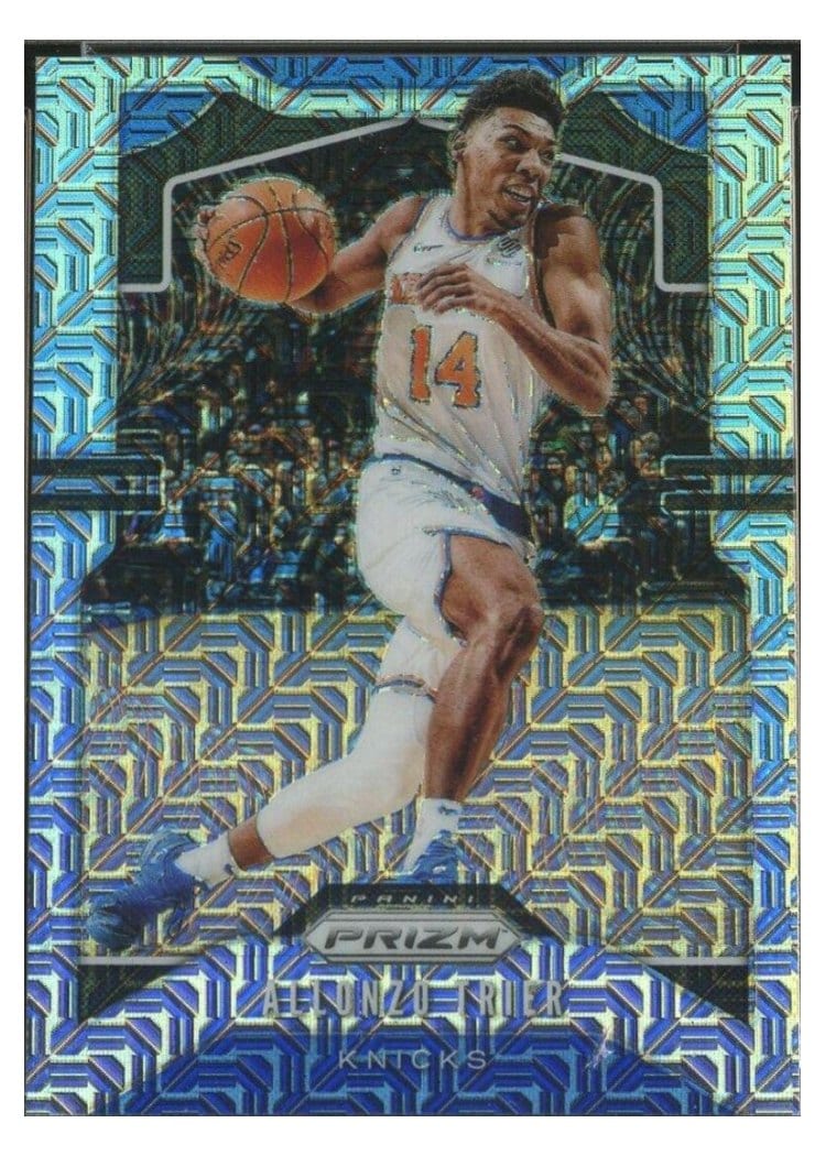 2019-20 Panini Prizm Base Set Allonzo Trier Mojo Prizm #180 card
