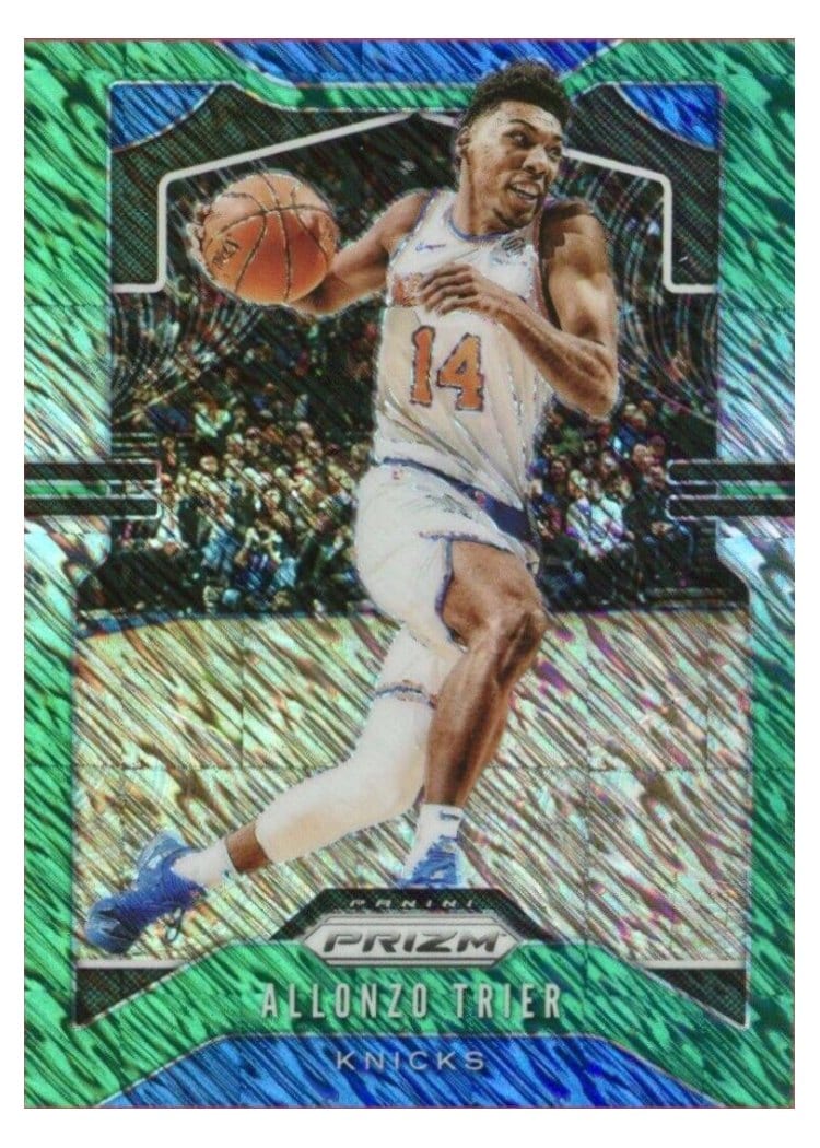 2019-20 Panini Prizm Base Set Allonzo Trier #180 card