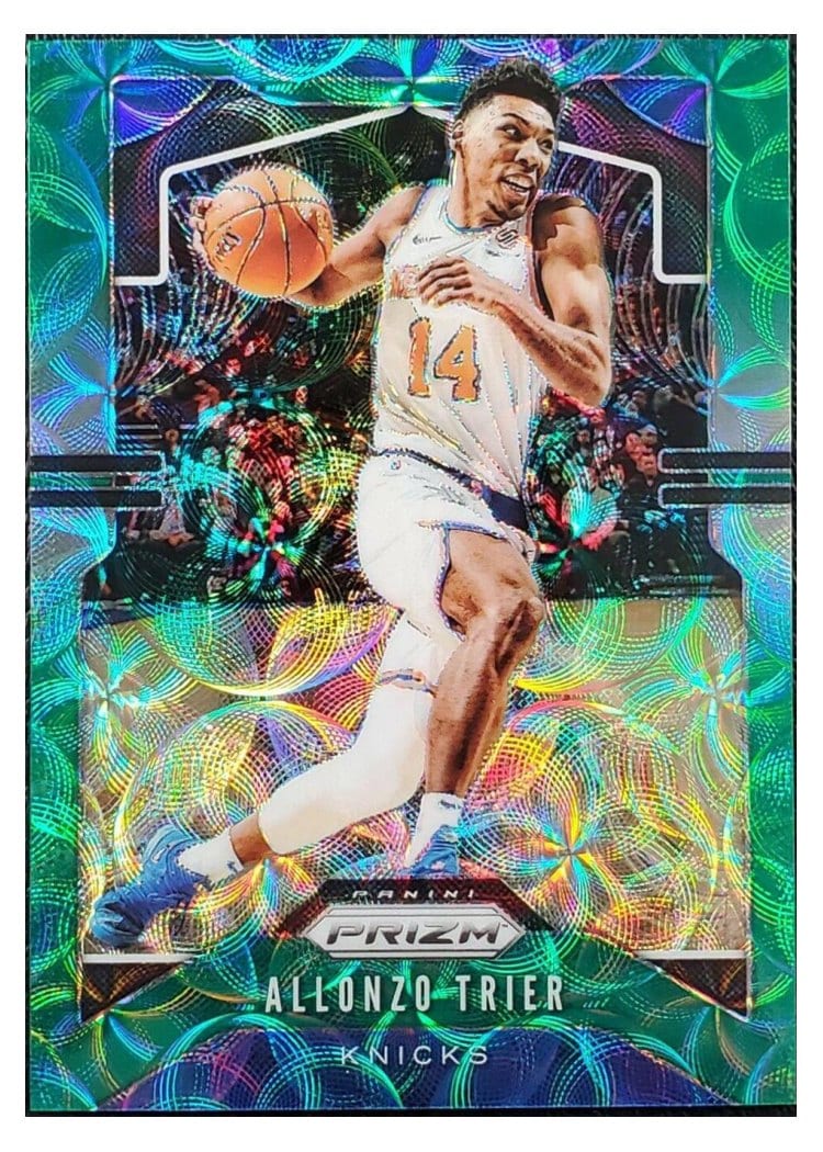 2019-20 Panini Prizm Base Set Allonzo Trier #180 card