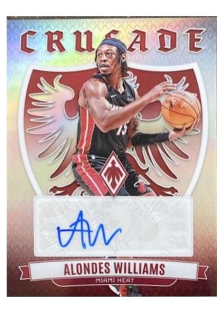 2023-24 Panini Phoenix Crusade Signatures Alondes Williams #CS-AWI card
