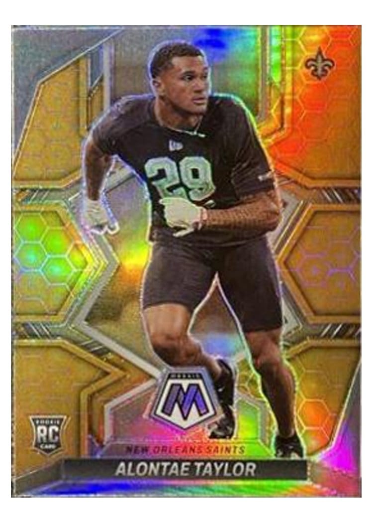 2022 Panini Mosaic Base Set Alontae Taylor #391 card