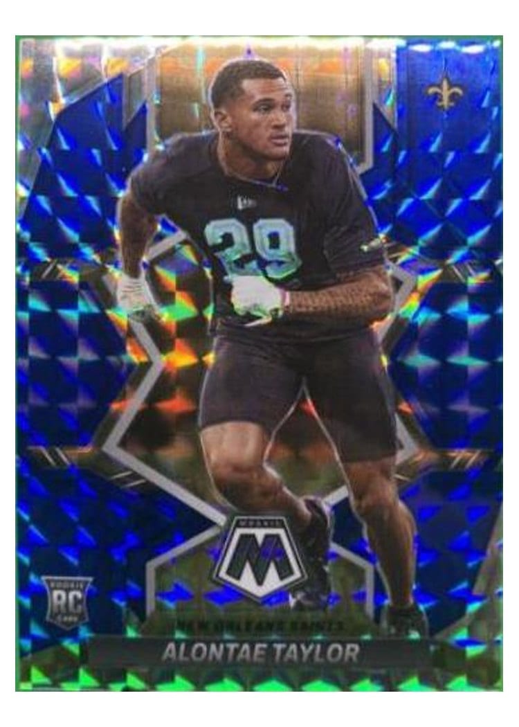 2022 Panini Mosaic Base Set Alontae Taylor #391 card