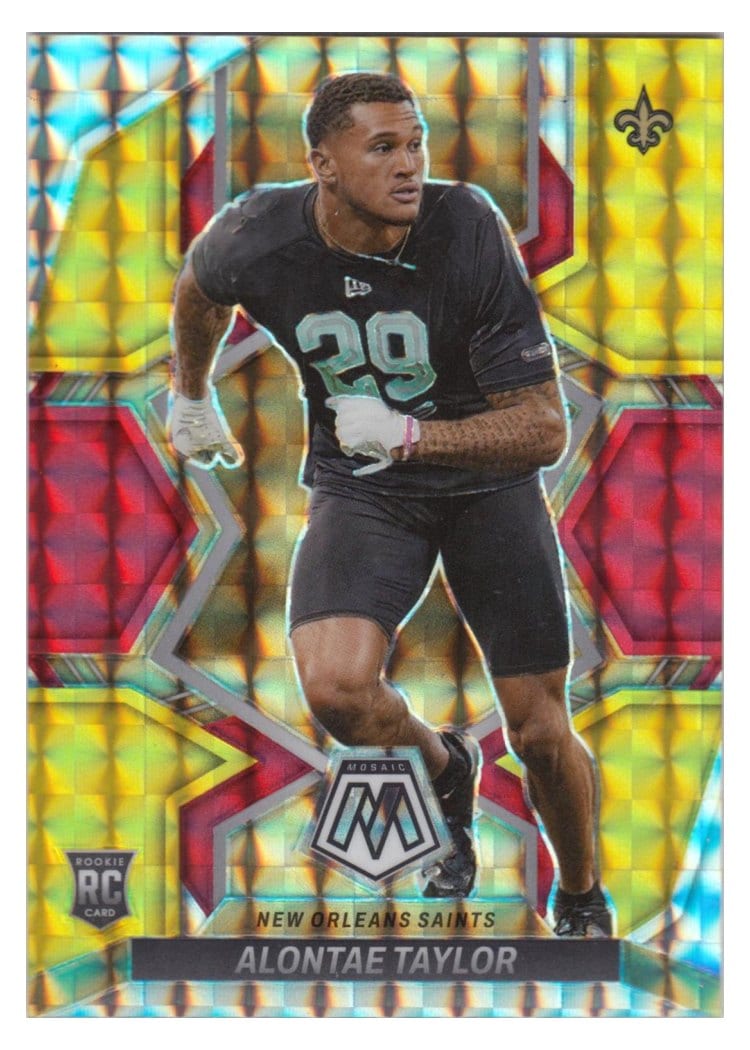 2022 Panini Mosaic Base Set Alontae Taylor #391 card
