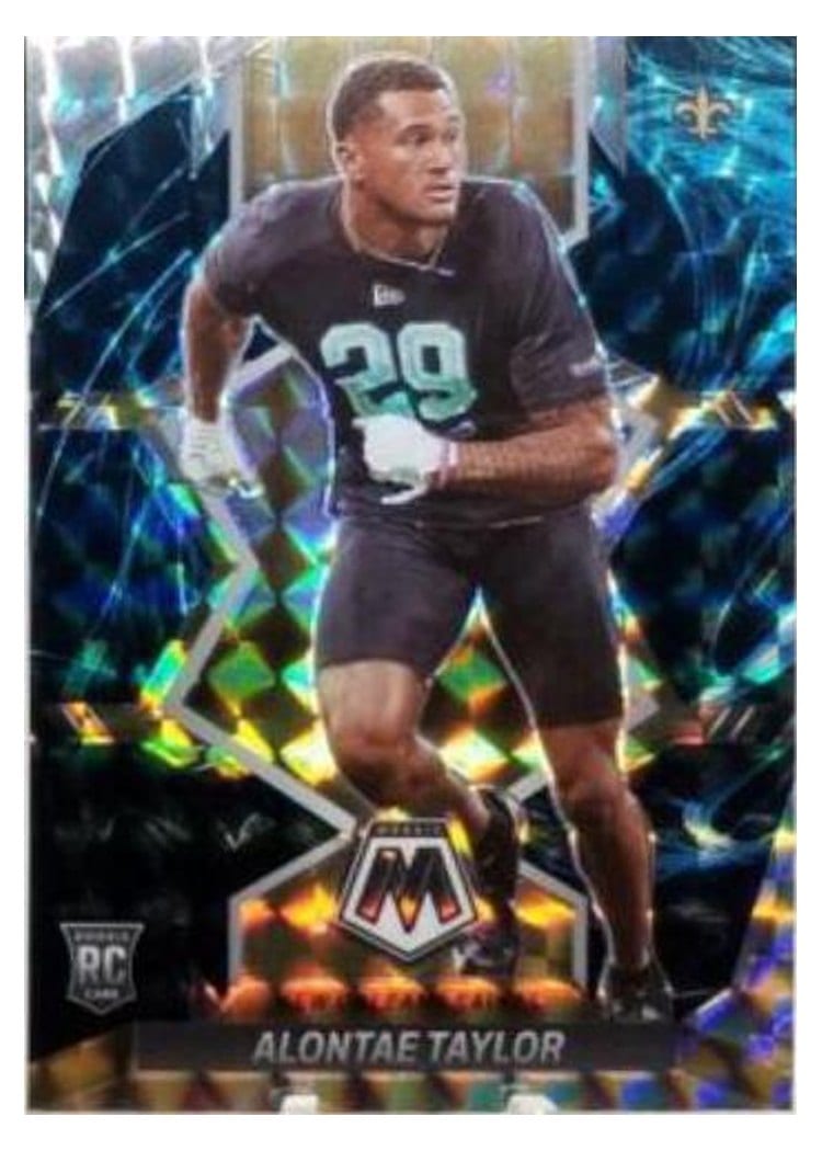 2022 Panini Mosaic Base Set Alontae Taylor #391 card