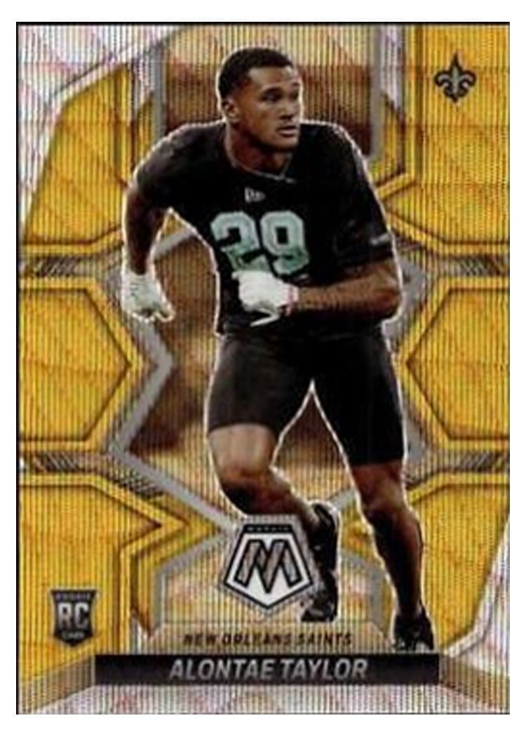 2022 Panini Mosaic Base Set Alontae Taylor #391 card