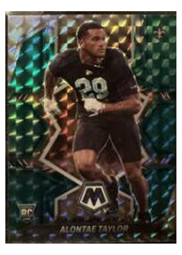 2022 Panini Mosaic Base Set Alontae Taylor #391 card