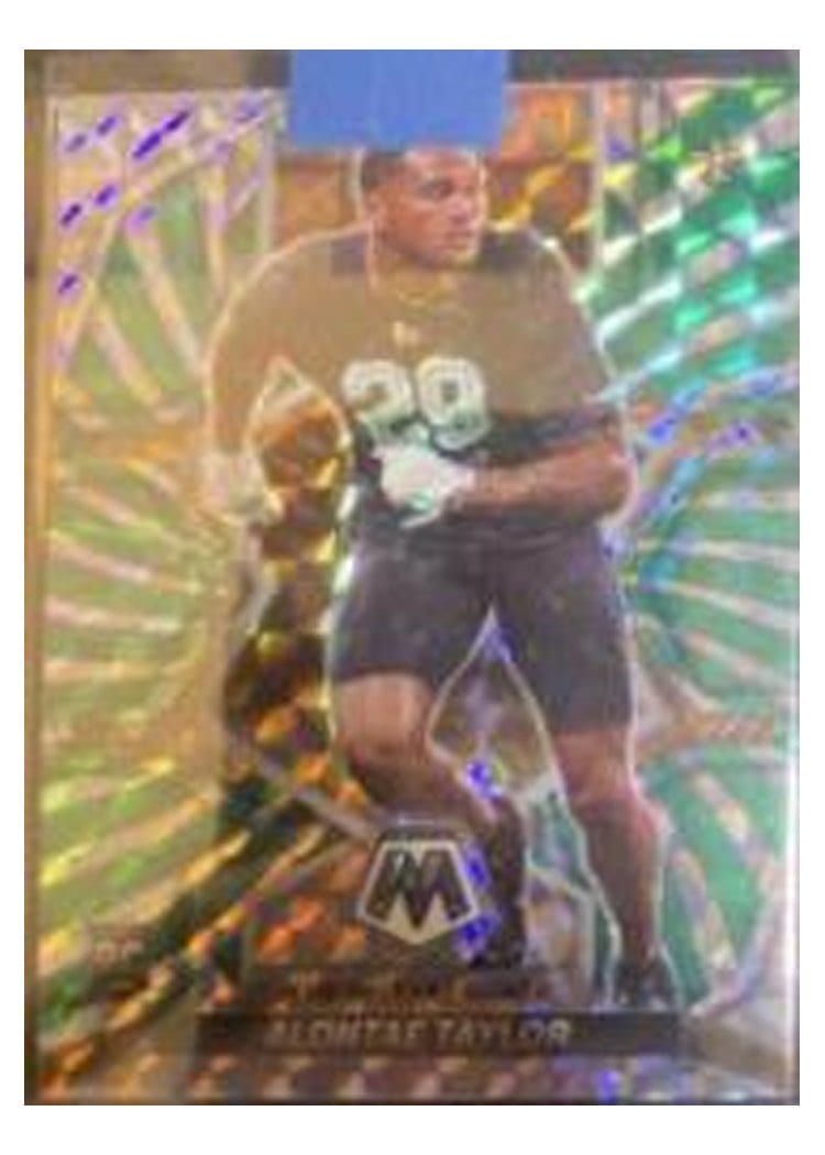 2022 Panini Mosaic Base Set Alontae Taylor #391 card