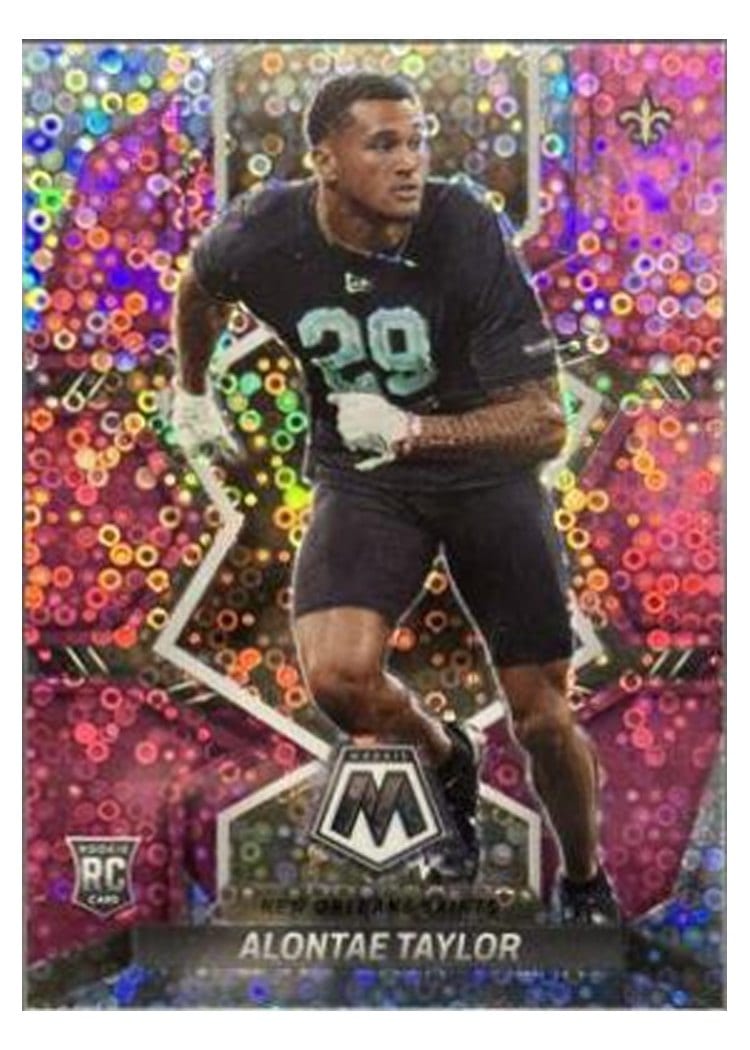 2022 Panini Mosaic Base Set Alontae Taylor #391 card