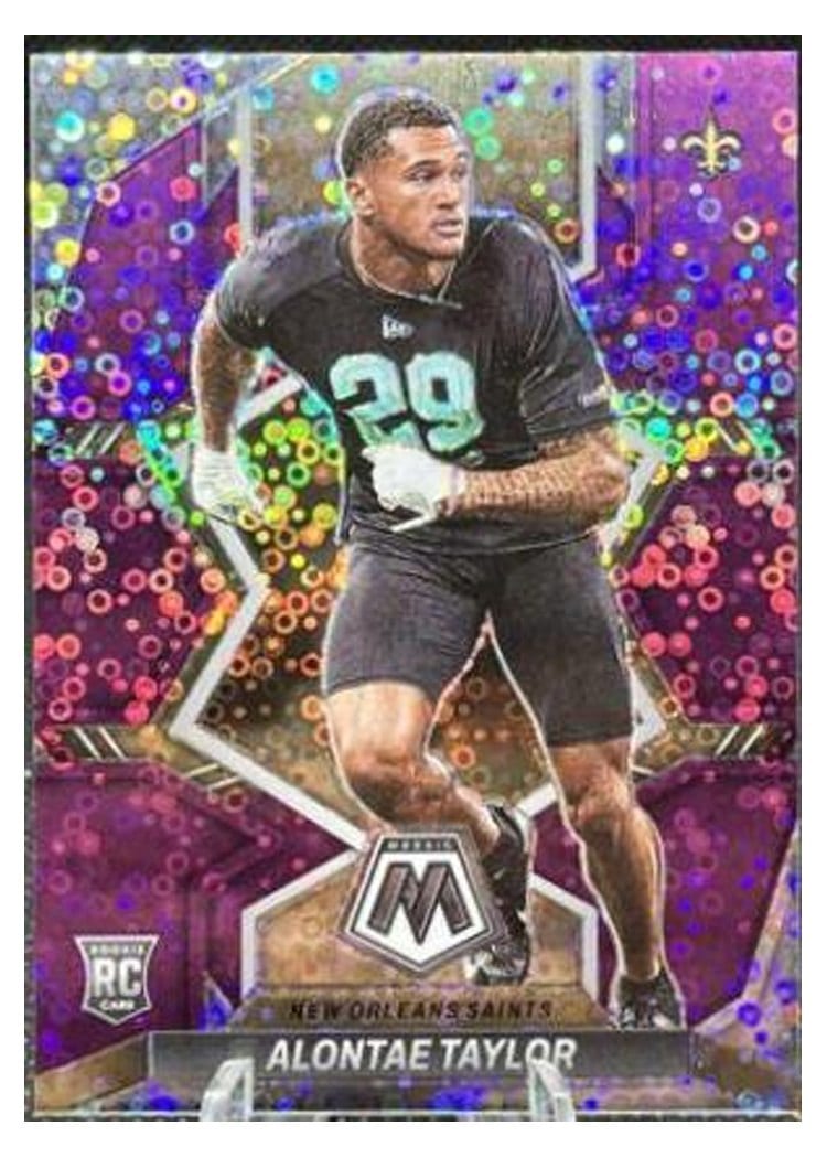 2022 Panini Mosaic Base Set Alontae Taylor #391 card