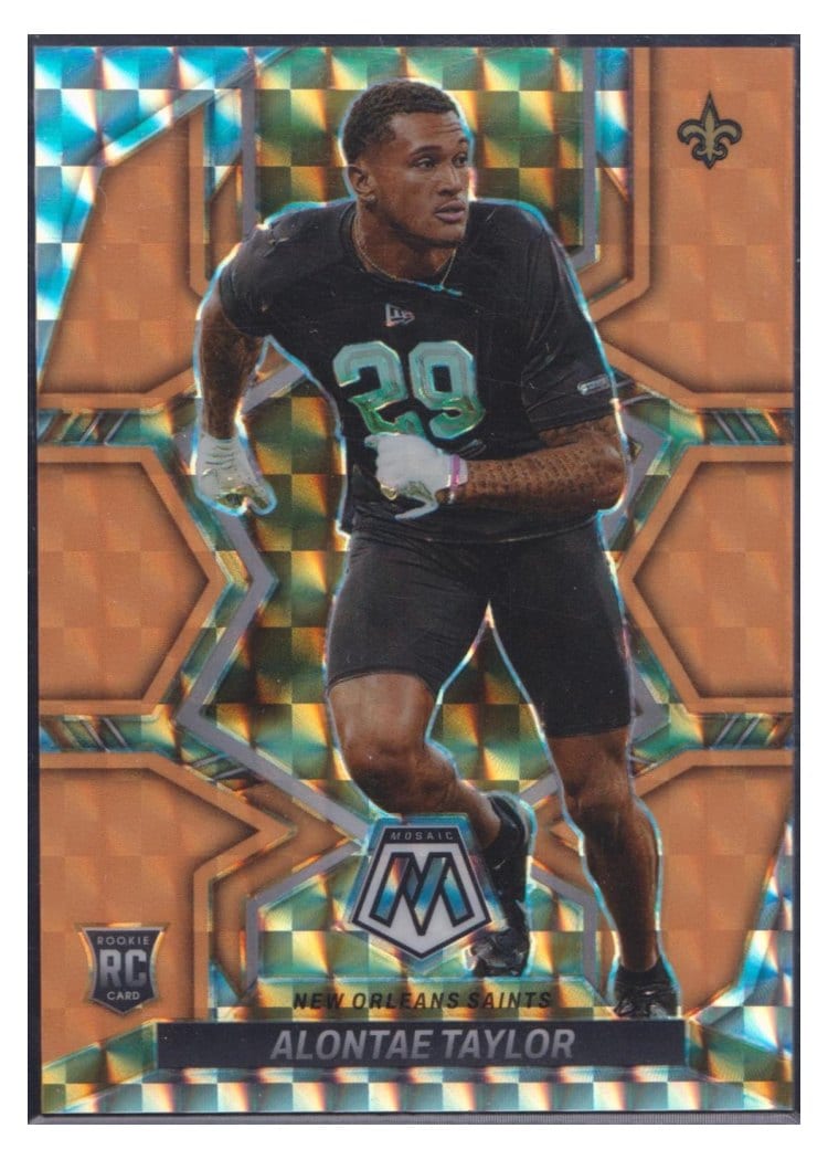 2022 Panini Mosaic Base Set Alontae Taylor #391 card