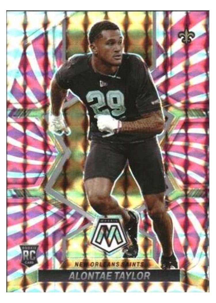 2022 Panini Mosaic Base Set Alontae Taylor #391 card