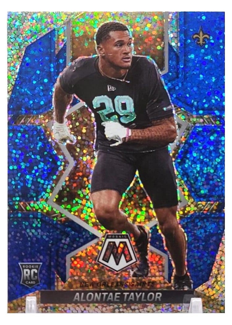 2022 Panini Mosaic Base Set Alontae Taylor #391 card