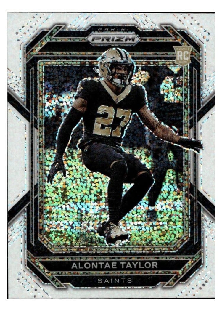 2022 Panini Prizm Base Set Alontae Taylor #392 card