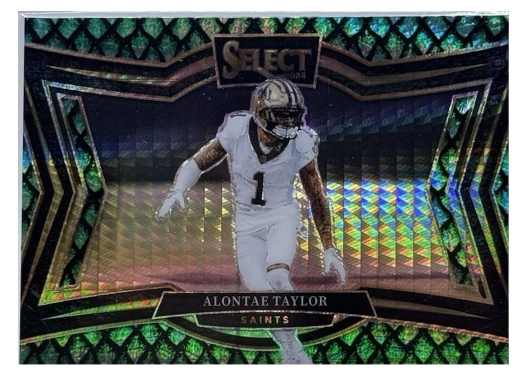 2024 Panini Select Base Set Alontae Taylor #404 card
