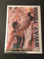 1996 Topps Chrome Season's Best Alonzo Mourning #25 card