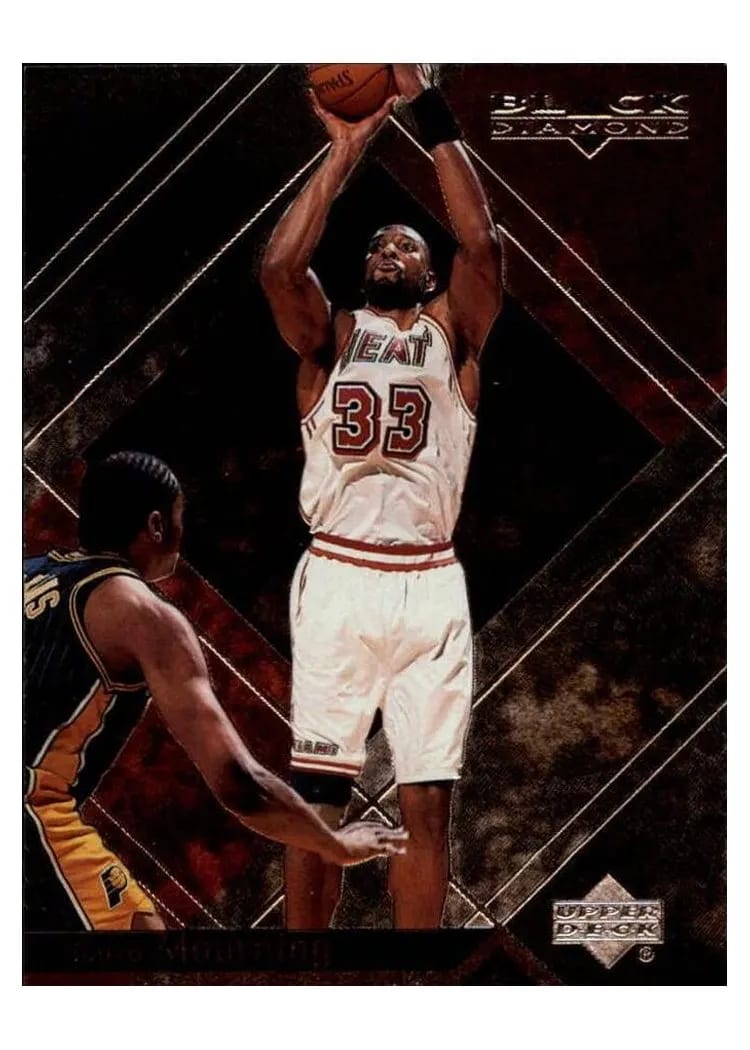 1999 Upper Deck Black Diamond Alonzo Mourning #42 card