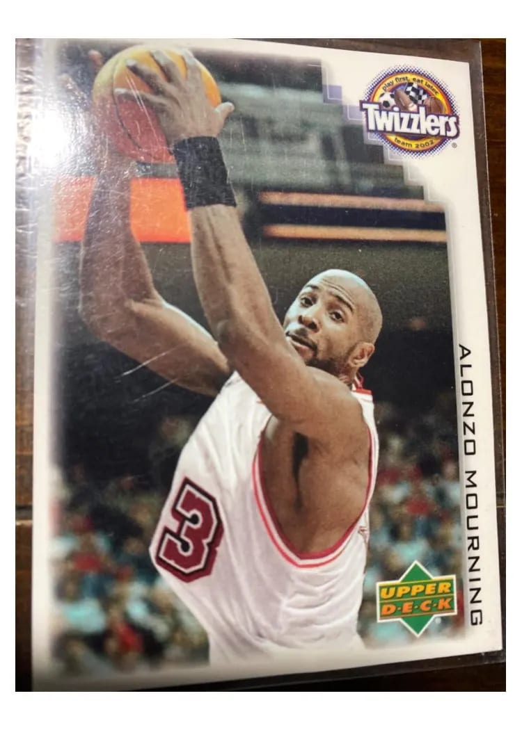 2002 Upper Deck Alonzo Mourning #5 card