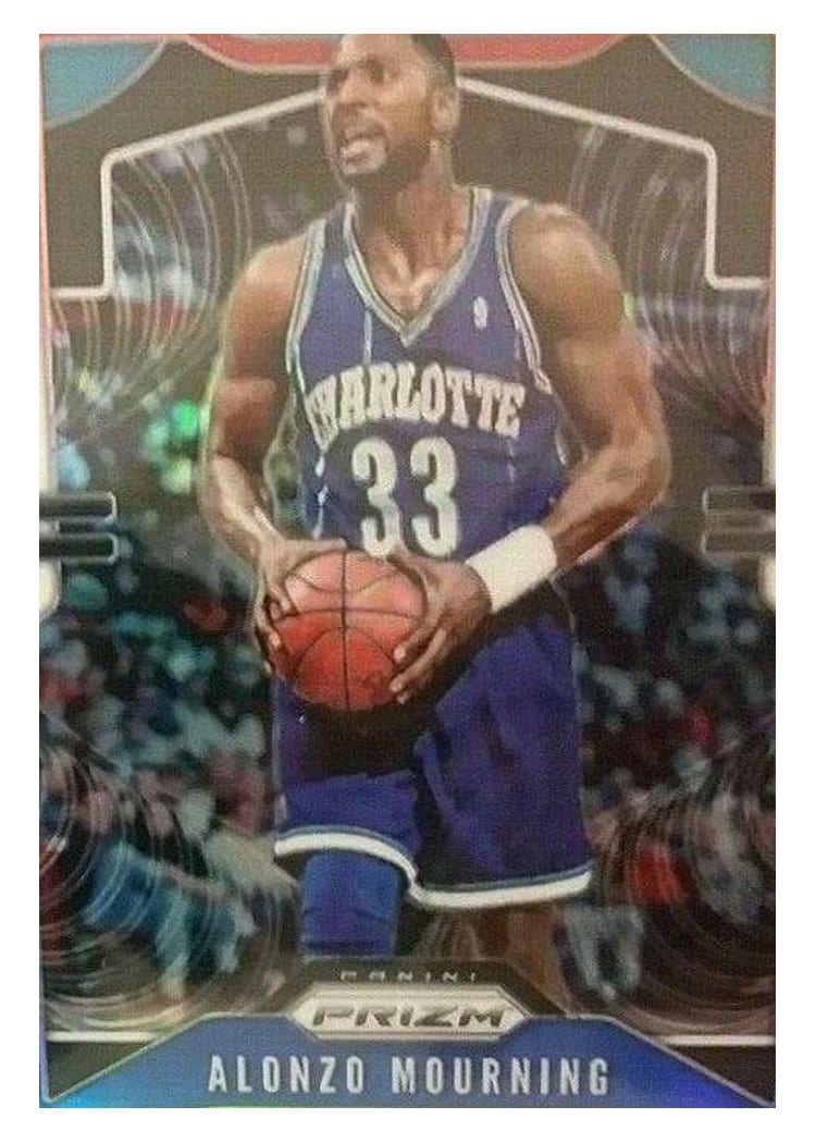 2019-20 Panini Prizm Base Set Alonzo Mourning #27 card