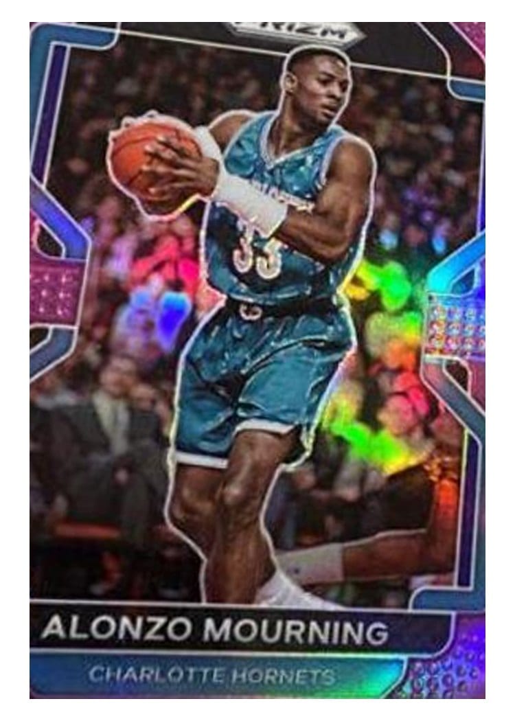 2021-22 Panini Prizm Base Set Alonzo Mourning #270 card