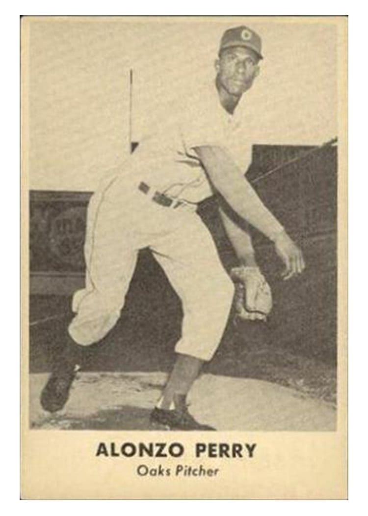 1949 Remar Bread Oakland Oaks Alonzo Perry card