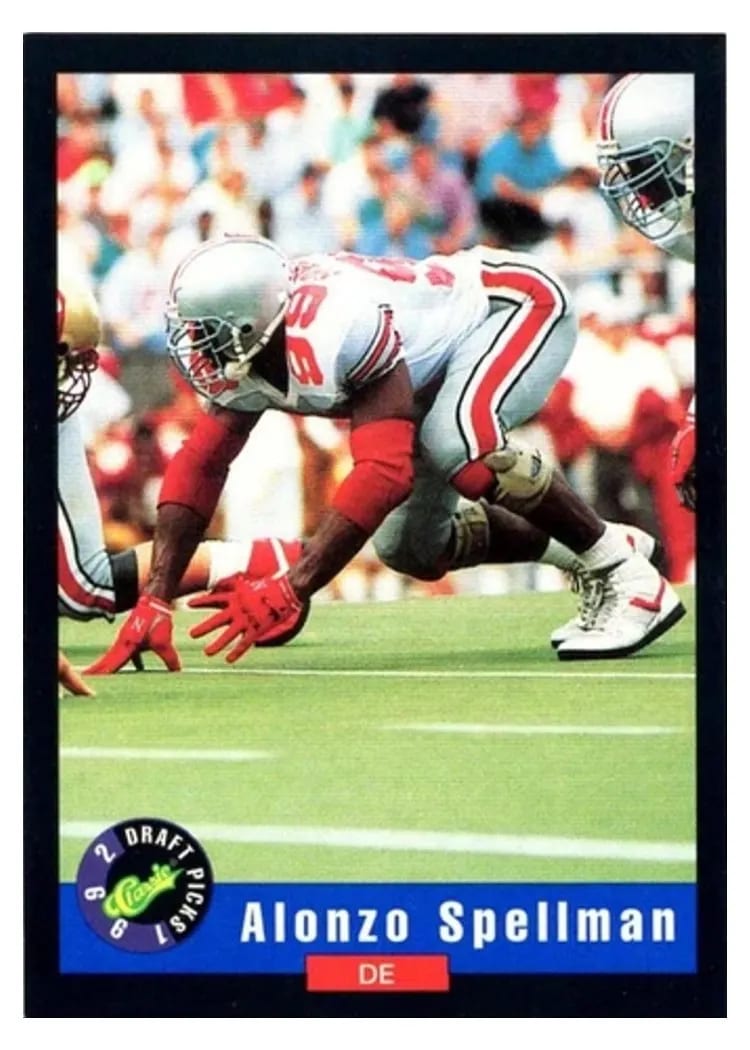 1992 Classic Draft Picks Alonzo Spellman #18 card