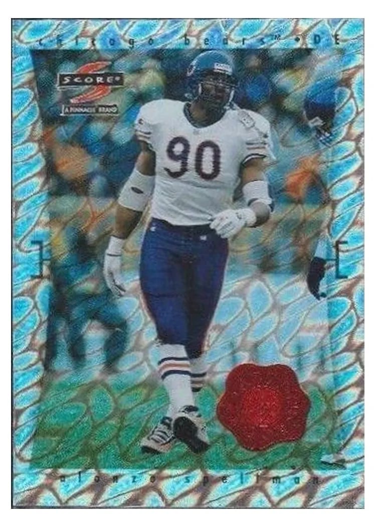 1997 Panini Score Alonzo Spellman #16 card