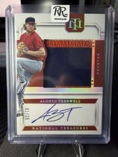 2024 Panini National Treasures Silhouette Signatures Alonzo Tredwell #25 card