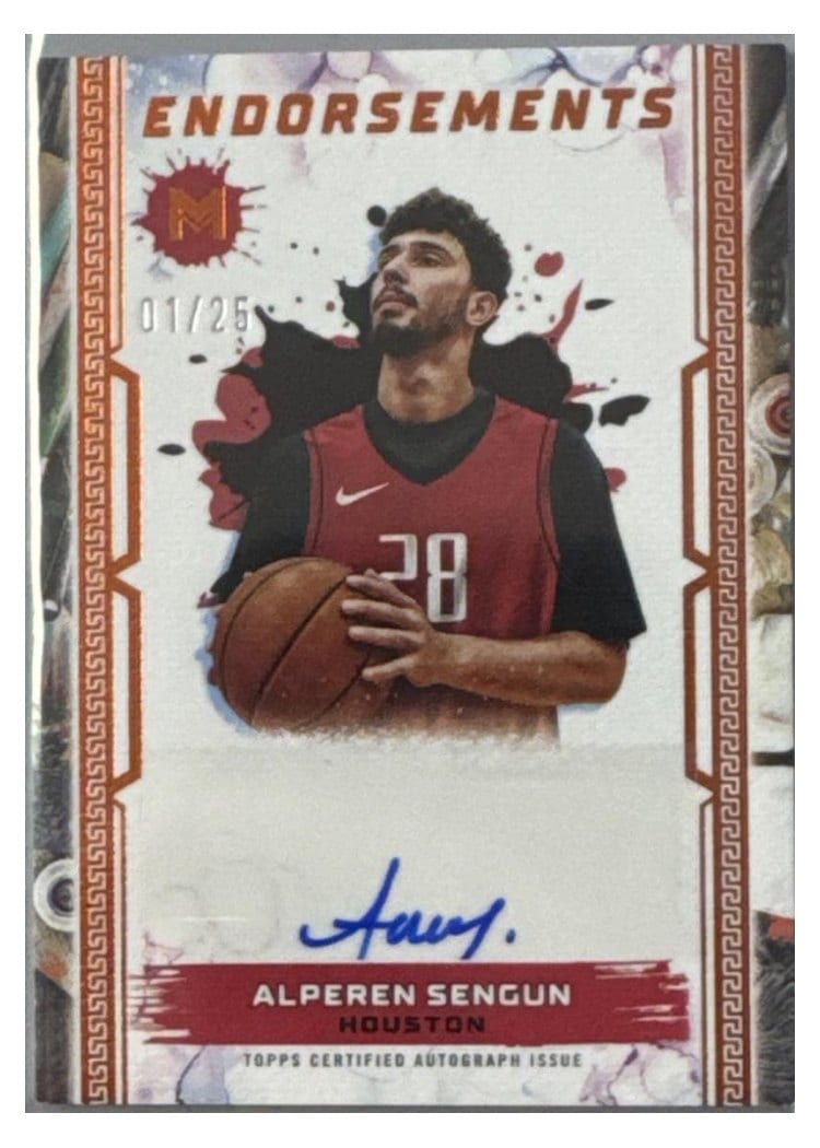 2023-24 Topps Motif Motif Endorsements Alperen Sengun #ME-AS card