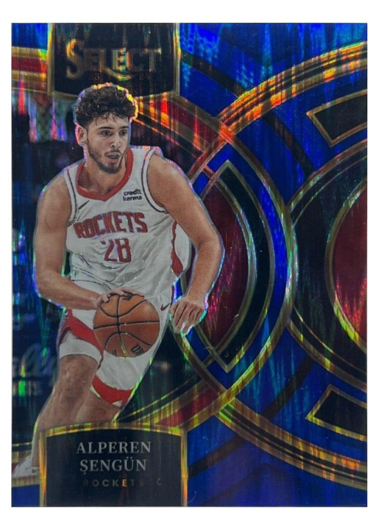 2023 Panini Select Alperen Sengun Tectonic Blue Prizm #188 card