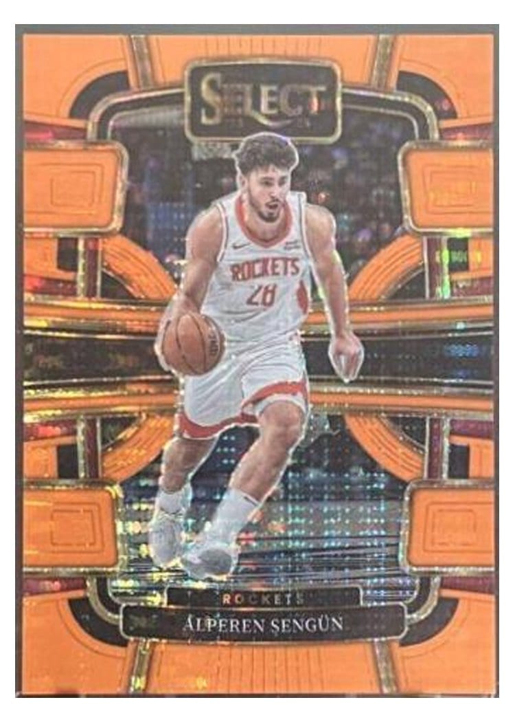 2023 Panini Select Alperen Sengun Pulsar Neon Orange FOTL Prizm #188 card