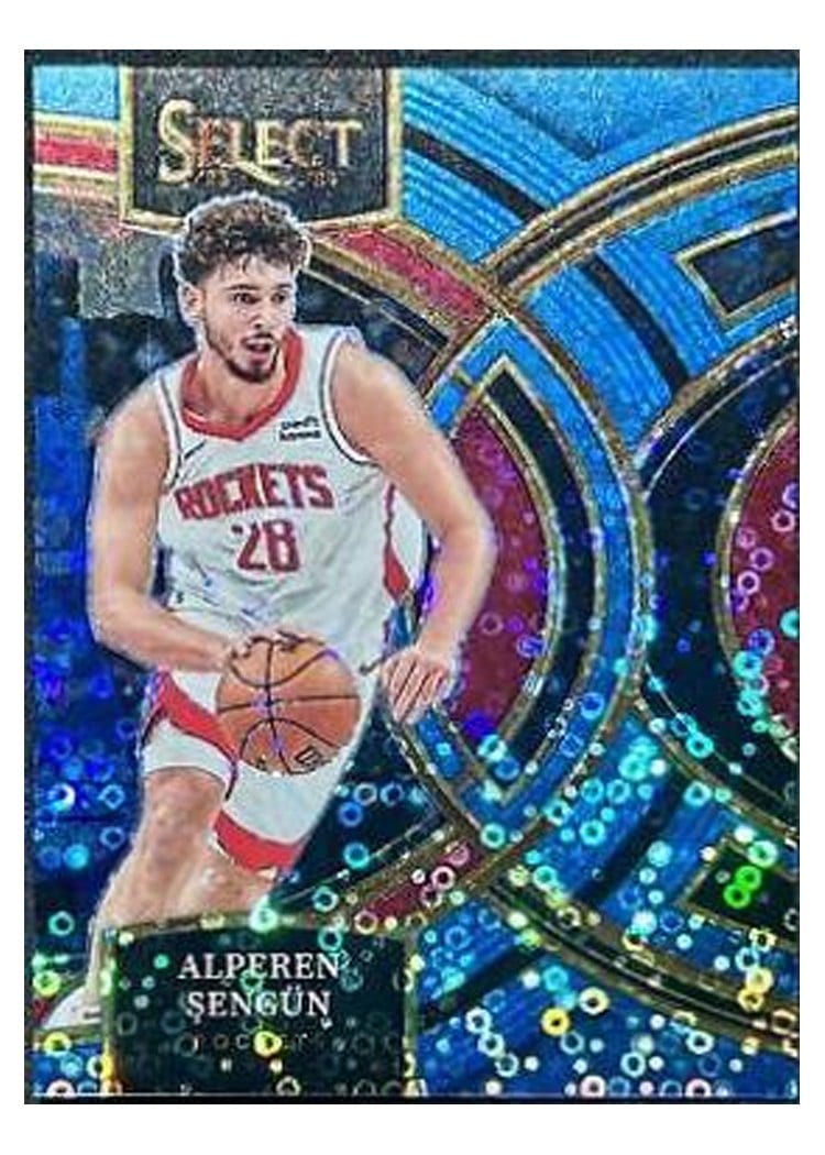 2023 Panini Select Alperen Sengun Disco Light Blue Prizm #188 card