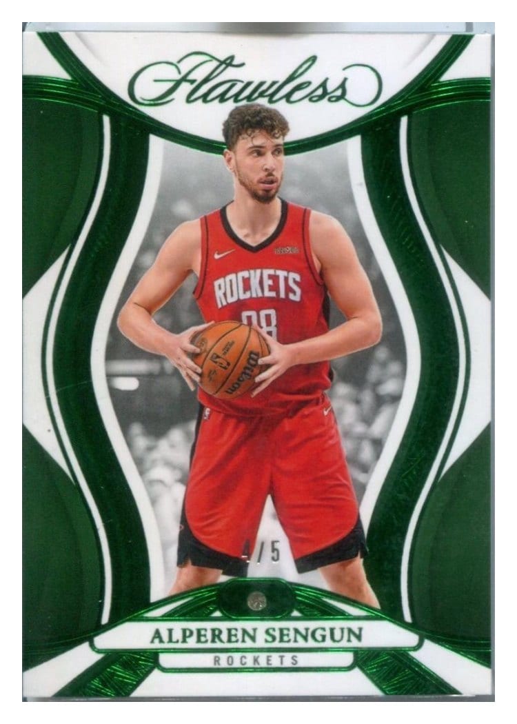 2024-25 Panini Flawless Base Gems Alperen Sengun #52 card
