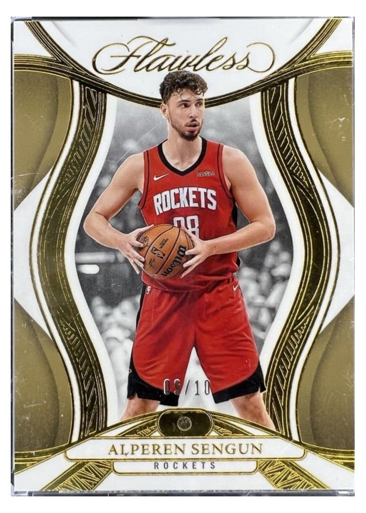 2024-25 Panini Flawless Base Gems Alperen Sengun #52 card