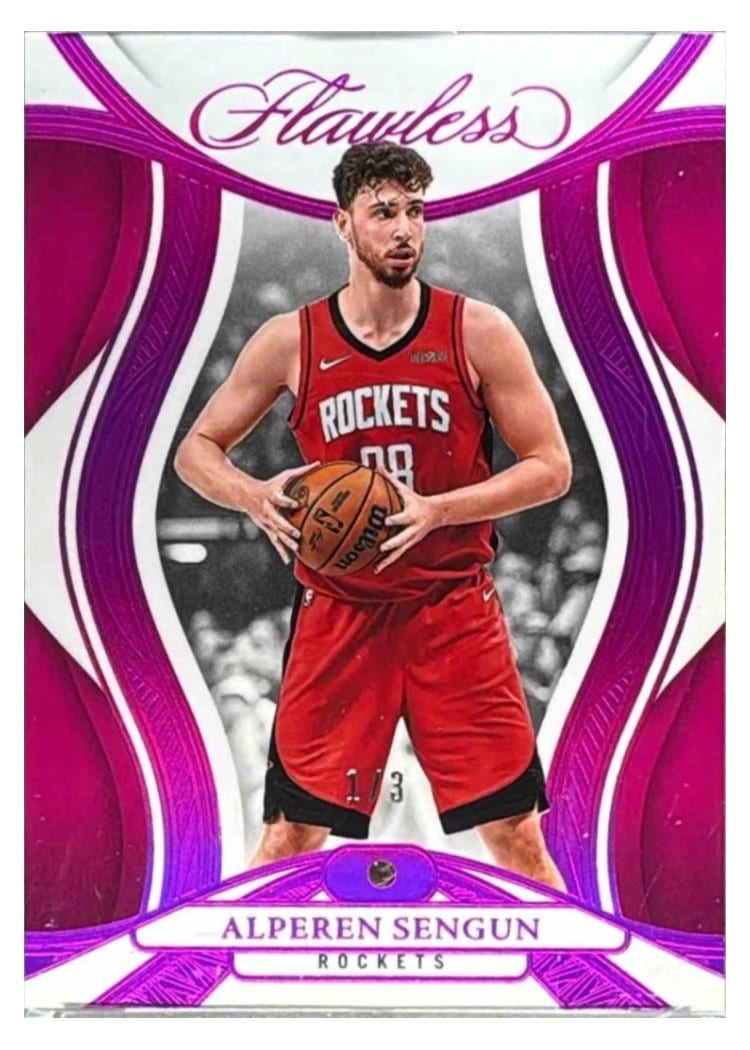 2024-25 Panini Flawless Base Gems Alperen Sengun #52 card