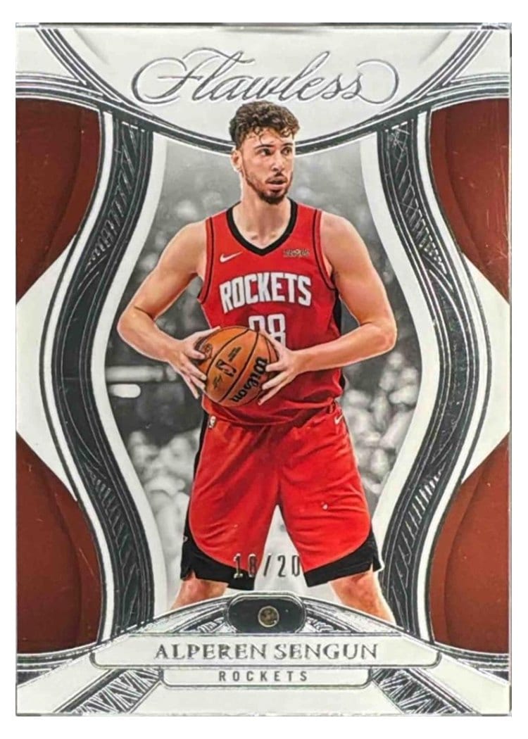2024-25 Panini Flawless Base Gems Alperen Sengun #52 card