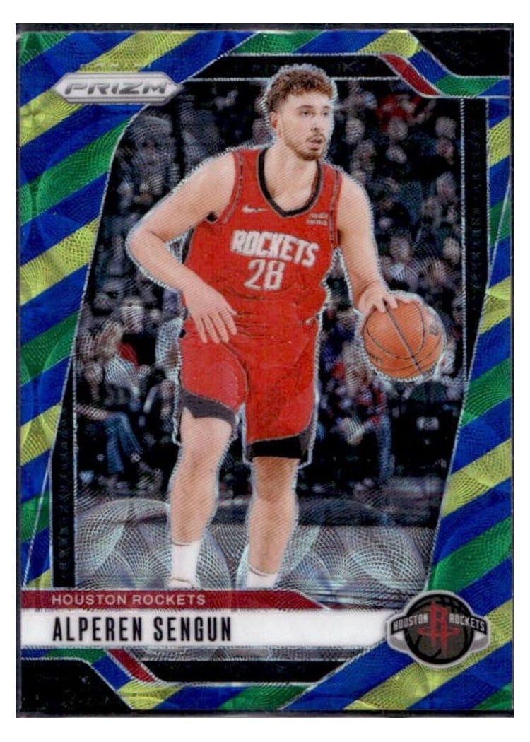 2024-25 Panini Prizm Base Set Alperen Sengun #201 card