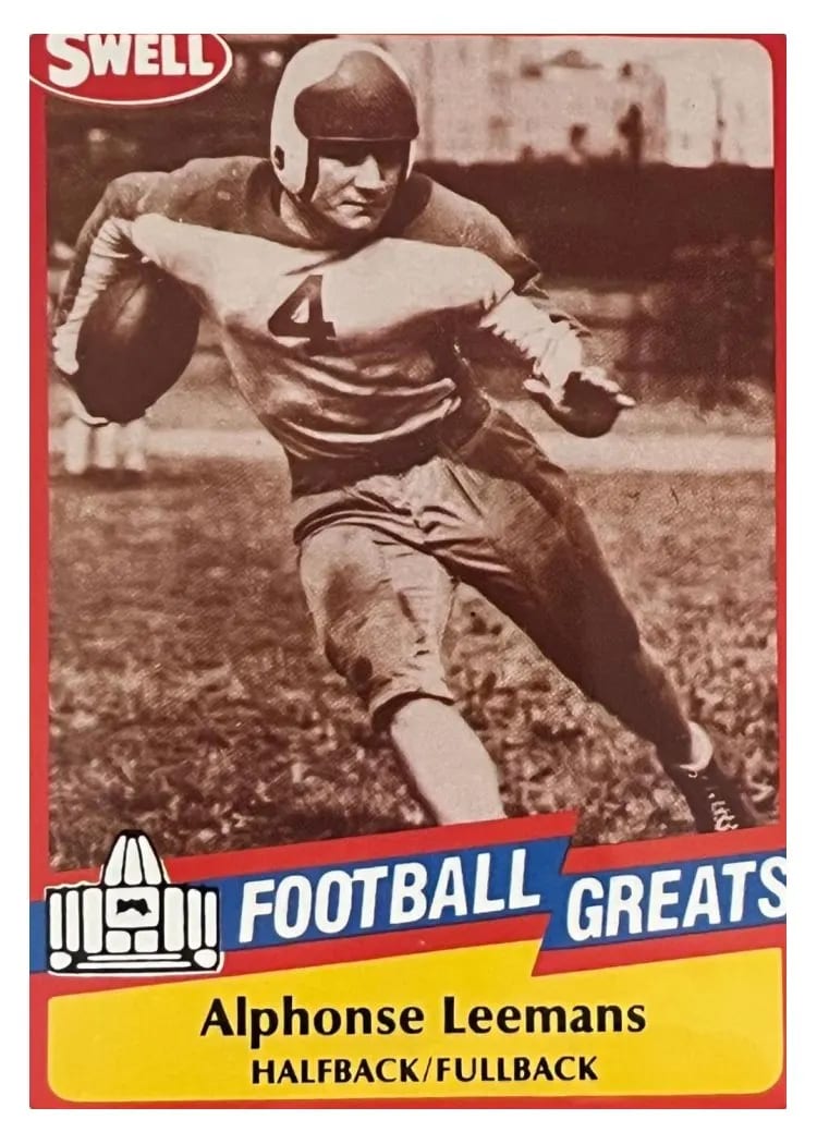 1989 Swell Greats Alphonse Leemans #97 card