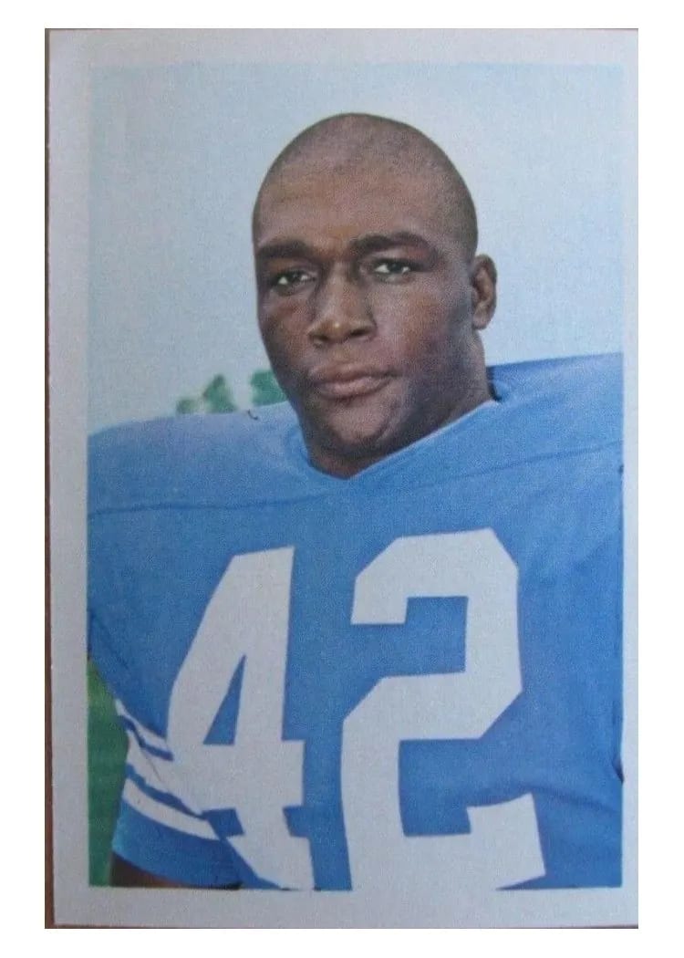 1972 NFLPA Wonderful World Stamps Altie Taylor #134 card