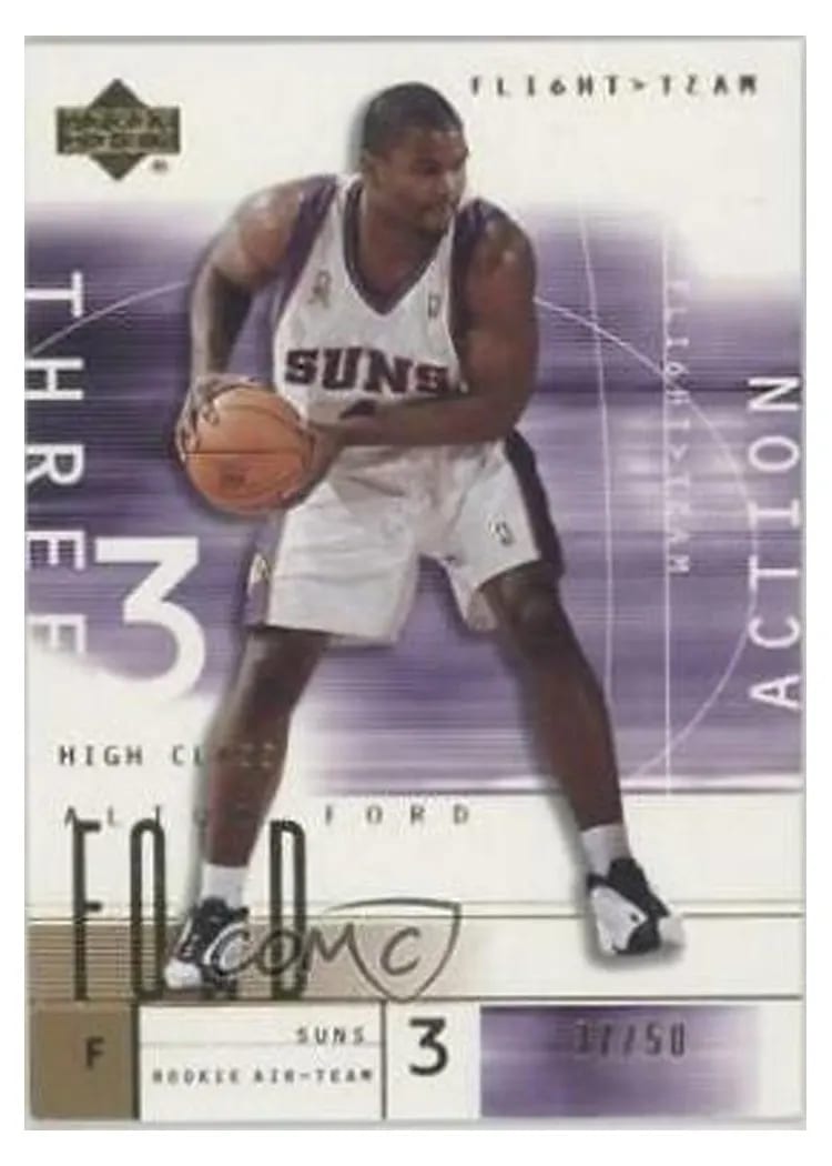 2001 Upper Deck Flight Team Alton Ford #115 card