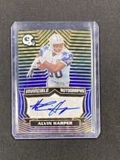 2021 Panini Chronicles Invincible Autographs Alvin Harper #INV-AHA card