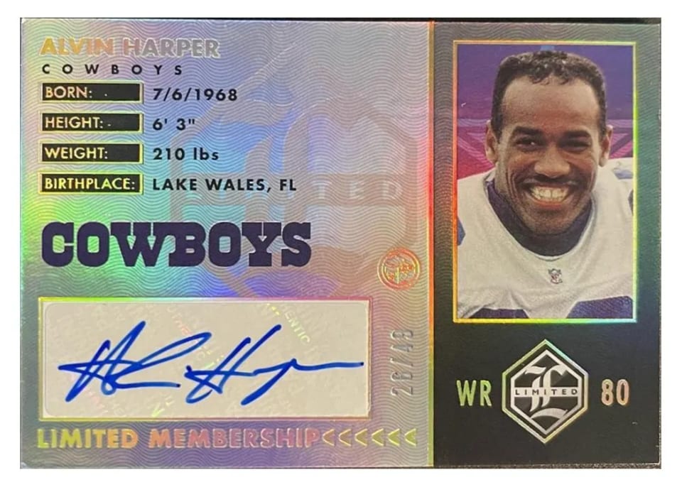 2023 Panini Limited Membership Alvin Harper #9 card