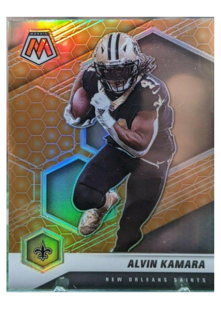 2021 Panini Mosaic Base Set Alvin Kamara #146 card