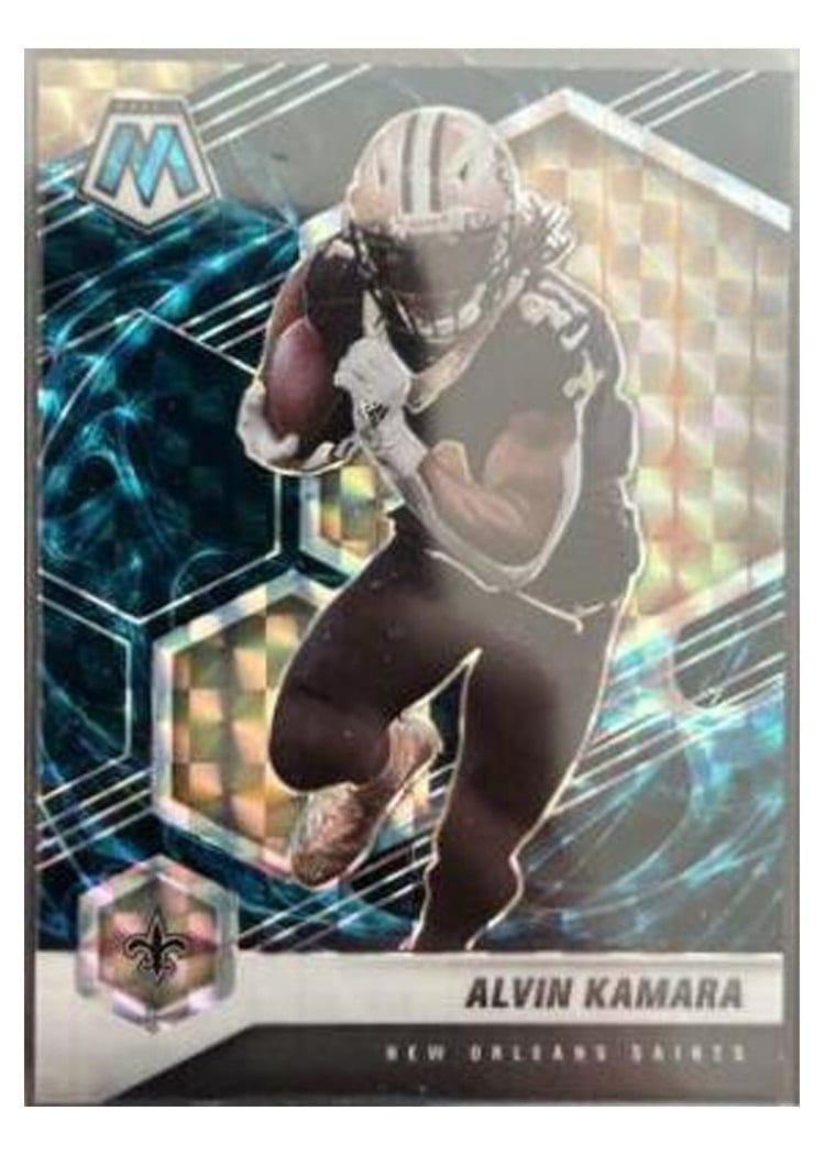 2021 Panini Mosaic Base Set Alvin Kamara #146 card