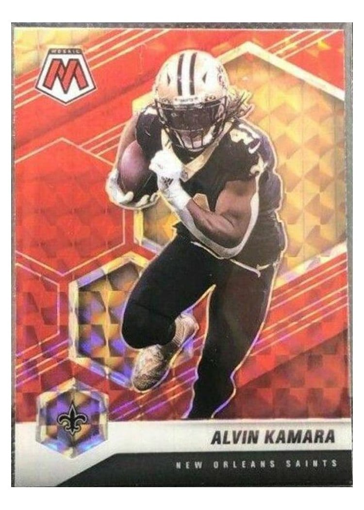 2021 Panini Mosaic Base Set Alvin Kamara #146 card